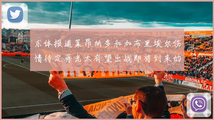 东体报道莱昂纳多和加布里埃尔伤情待定蒋光太有望出战即将到来的比赛